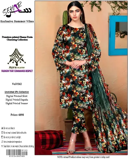 Premium Printed Baana doria